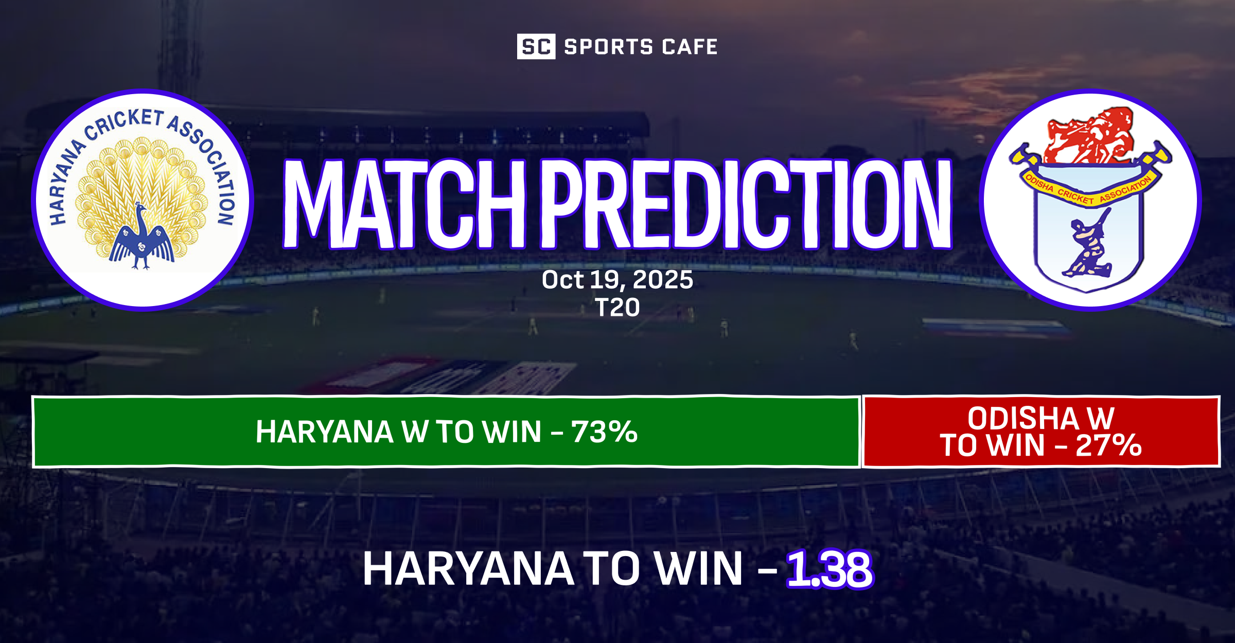 Haryana-W vs Odisha-W